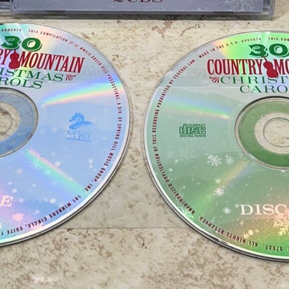 30 Country Mountain Christmas Carols 2 CD Set Various Artists Green Hill Music - Picture 4 of 7